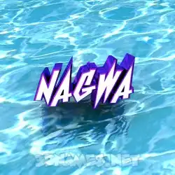 nagwa in Water style - 3D name wallpaper