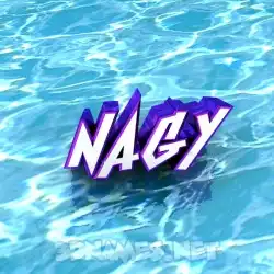 nagy in Water style - 3D name wallpaper