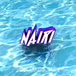 nairi in Water style - 3D name wallpaper