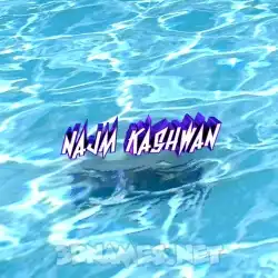 najm kashwan in Water style - 3D name wallpaper