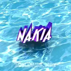 nakia in Water style - 3D name wallpaper