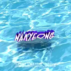 nakyeong in Water style - 3D name wallpaper