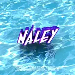 naley in Water style - 3D name wallpaper