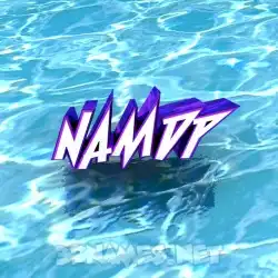 namdp in Water style - 3D name wallpaper