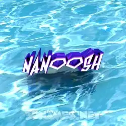 nanoosh in Water style - 3D name wallpaper