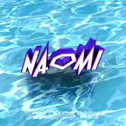 naomi in Water style - 3D name wallpaper