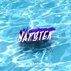 napster in Water style - 3D name wallpaper
