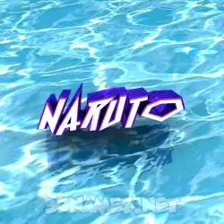 naruto in Water style - 3D name wallpaper