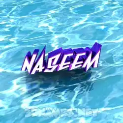 naseem in Water style - 3D name wallpaper