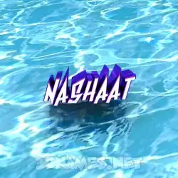 nashaat in Water style - 3D name wallpaper