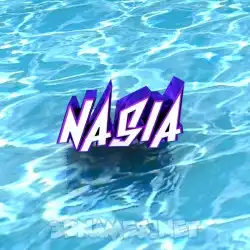 nasia in Water style - 3D name wallpaper