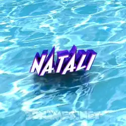 natali in Water style - 3D name wallpaper
