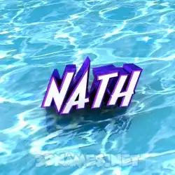 nath in Water style - 3D name wallpaper