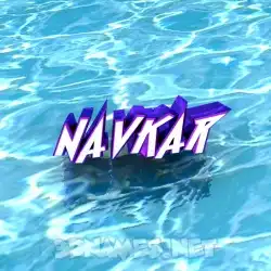 navkar in Water style - 3D name wallpaper