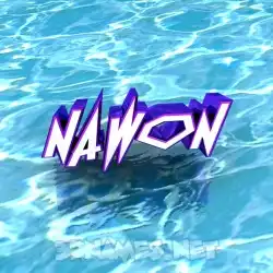 nawon in Water style - 3D name wallpaper