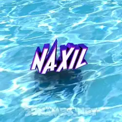 naxil in Water style - 3D name wallpaper