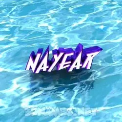 nayear in Water style - 3D name wallpaper