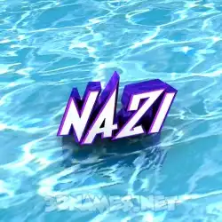 nazi in Water style - 3D name wallpaper