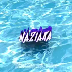 naziara in Water style - 3D name wallpaper
