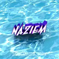 naziem in Water style - 3D name wallpaper