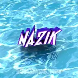 nazik in Water style - 3D name wallpaper