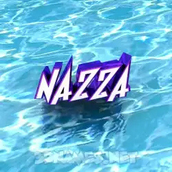 nazza in Water style - 3D name wallpaper