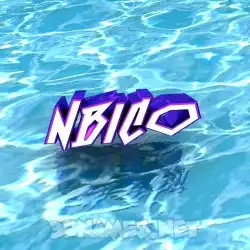 nbico in Water style - 3D name wallpaper