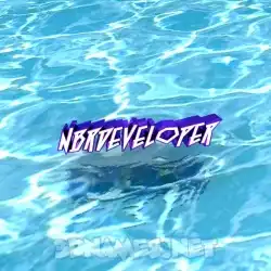 nbrdeveloper in Water style - 3D name wallpaper