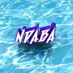 ndaba in Water style - 3D name wallpaper