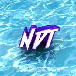 ndt in Water style - 3D name wallpaper