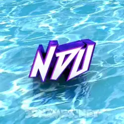 ndu in Water style - 3D name wallpaper
