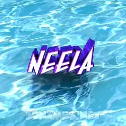 neela in Water style - 3D name wallpaper