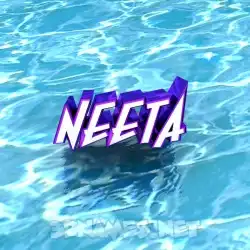 neeta in Water style - 3D name wallpaper