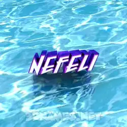 nefeli in Water style - 3D name wallpaper