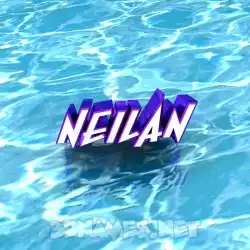 neilan in Water style - 3D name wallpaper