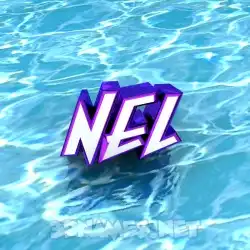 nel in Water style - 3D name wallpaper