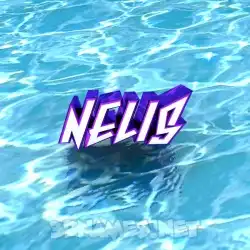 nelis in Water style - 3D name wallpaper