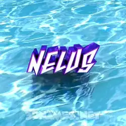 nelus in Water style - 3D name wallpaper