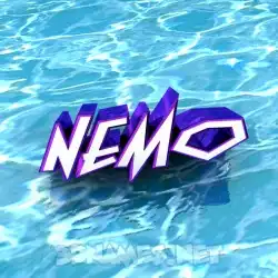 nemo in Water style - 3D name wallpaper