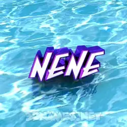 nene in Water style - 3D name wallpaper