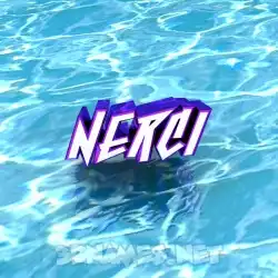 nerci in Water style - 3D name wallpaper