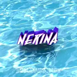 nerina in Water style - 3D name wallpaper
