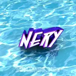 nery in Water style - 3D name wallpaper
