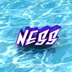 ness in Water style - 3D name wallpaper