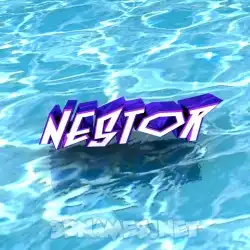 nestor in Water style - 3D name wallpaper