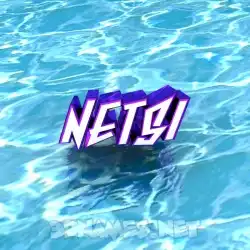 netsi in Water style - 3D name wallpaper