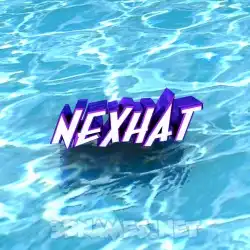 nexhat in Water style - 3D name wallpaper