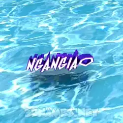 ngangiao in Water style - 3D name wallpaper
