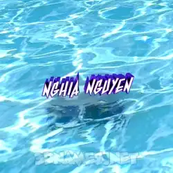 nghia nguyen in Water style - 3D name wallpaper