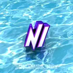 ni in Water style - 3D name wallpaper